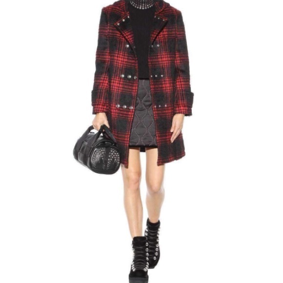 Alexander Wang Hourglass Studded Mini Skirt! NWT! - Picture 3 of 8